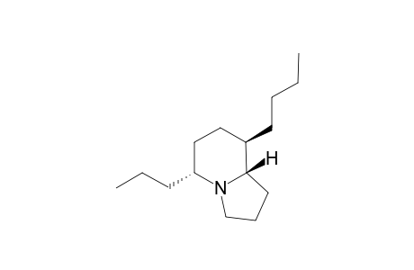 (5R,8R,8aS)-8-Butyl-5-propyloctahydroindolizine