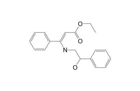 2-Propenoic acid, 3-[(2-hydroxy-2-phenylethyl)amino]-3-phenyl-, ethyl ester, (Z)-