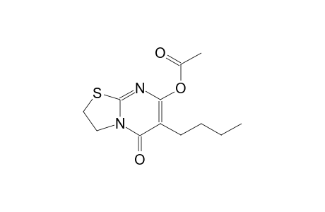 5H-thiazolo[3,2-a]pyrimidin-5-one, 7-(acetyloxy)-6-butyl-2,3-dihydro-
