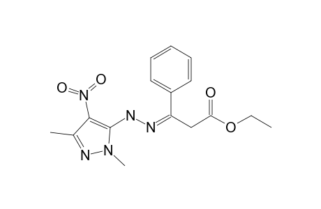 N(1)-[2',5'-Dimethyl-4'-nitro-1',2'-diazol-3'-yl]-N(2)-[2"-(ethoxycarbonyl)-1''-phenylethylimino]-hydrazine