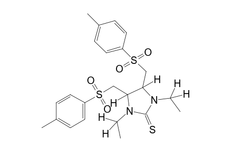 4,5-bis[(p-Tolylsulfonyl)methyl]-1,3-dimethyl-2-imidazolidinethione