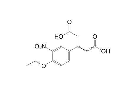 3-(4-ethoxy-3-nitrophenyl)glutaconic acid
