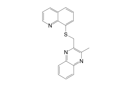 Quinoxaline, 2-methyl-3-[(8-quinolinylthio)methyl]-