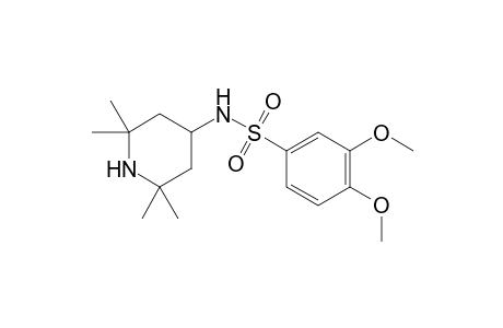 Benzenesulfonamide, 3,4-dimethoxy-N-(2,2,6,6-tetramethylpiperidin-4-yl)-