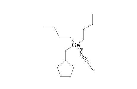 (3-CYCLOPENTENEMETHYL-DI-N-BUTYLGERMYL)-ACETONITRILIUM