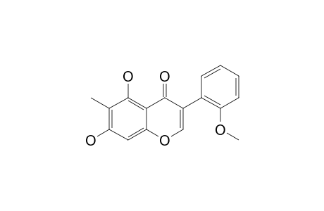 2'-O-METHYLABRONISOLFLAVONE;5,7-DIHYDROXY-2'-METHOXY-6-METHYLISOFLAVONE