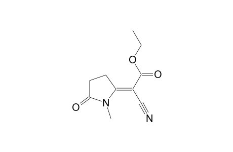 (2E)-2-cyano-2-(1-methyl-5-oxo-2-pyrrolidinylidene)acetic acid ethyl ester