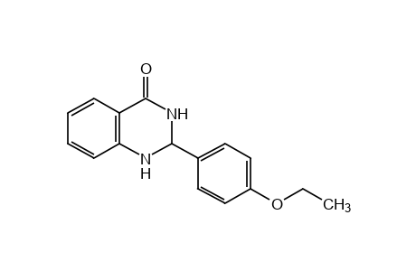2,3-dihydro-2-(p-ethoxyphenyl)-4(1H)-quinazolinone