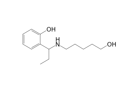 2-[1-(5-Oxidanylpentylamino)propyl]phenol