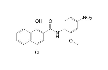 4-chloro-1-hydroxy-4'-nitro-2-naphth-o-anisidide