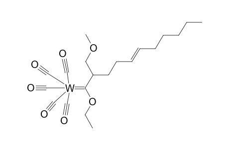 [1-ETHOXY-2-(METHOXYMETHYL)-UNDEC-5-ENYLIDENE)-PENTACARBONYLTUNGSTEN-(0)