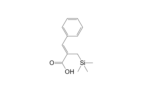 (2Z)-3-Phenyl-2-[(trimethylsilyl)methyl]prop-2-enoic Acid