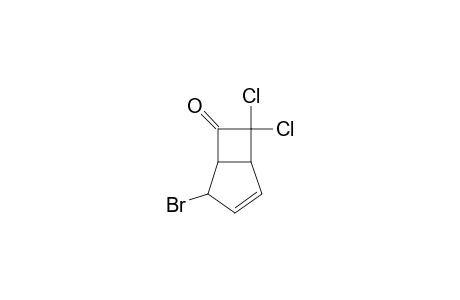 4-Bromanyl-7,7-bis(chloranyl)bicyclo[3.2.0]hept-2-en-6-one