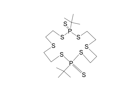 2,10-ditert-butyl-2,10-disulfanylidene-1,3,6,9,11,14-hexathia-2$l^{5},10$l^{5}-diphosphacyclohexadecane