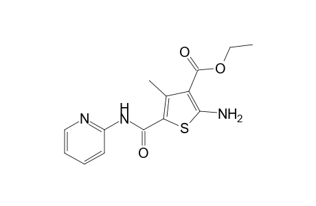 Ethyl 2-amino-4-methyl-5-(pyridin-2-ylcarbamoyl)thiophene-3-carboxylate