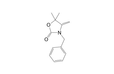 3-Benzyl-5,5-dimethyl-4-methylene-oxazolidin-2-one