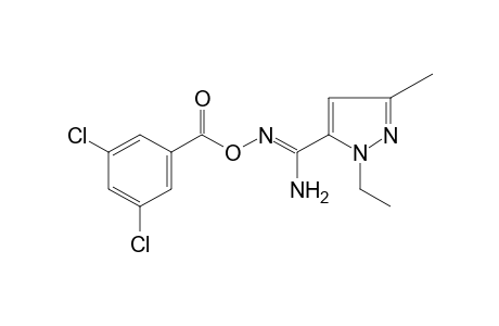 O-(3,5-dichlorobenzoyl)-1-ethyl-3-methylpyrazole-5-carboxamidoxime