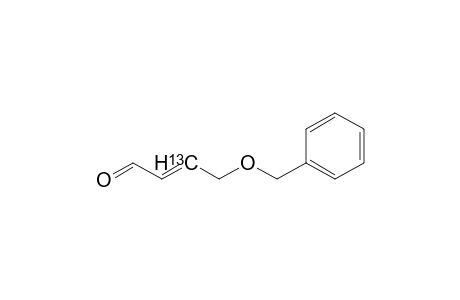 [3-13C]-(E)-4-(benzyloxy)but-2-enal