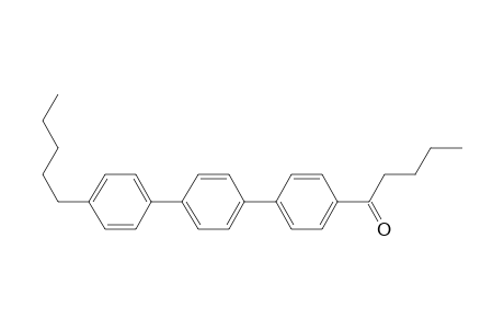 4-Pentyl-4""-(1-oxopentyl)-p-terphenyl