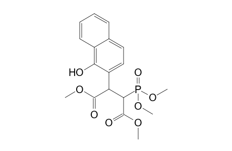 2-Dimethoxyphosphoryl-3-(1-hydroxy-2-naphthalenyl)butanedioic acid dimethyl ester