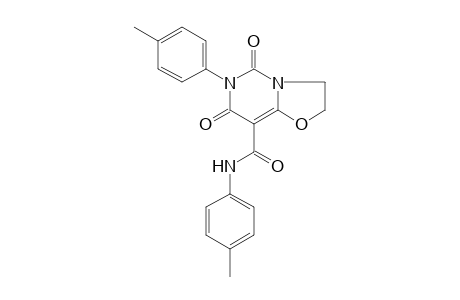 5,7-dioxo-2,3,6,7-tetrahydro-6-p-tolyl-5H-oxazolo[3,2-c]pyrimidine-8-carboxy-p-toluidide