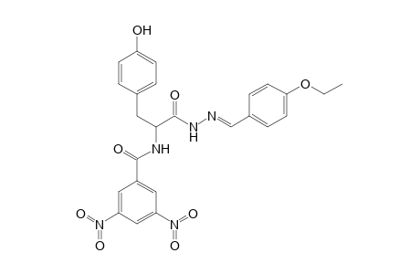 Na-(3,5-dinitrobenzoyl)tyrosine N'-(4-ethoxybenzylidene)hydrazide