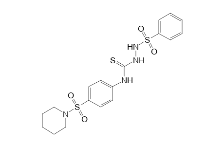 1-(phenylsulfonyl)-4-[p-(piperidinosulfonyl)phenyl]-3-thiosemicarbazide