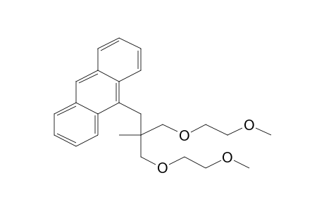 Anthracene, 9-[2,2-bis(2-methoxyethoxymethyl)propyl]-