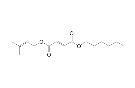 Fumaric acid, hexyl 3-methylbut-2-en-1-yl ester