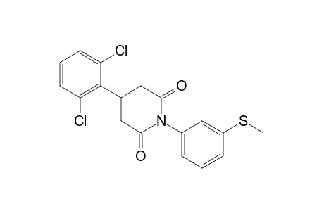 3-(2,6-dichlorophenyl)-N-[m-(methylthio)phenyl]glutarimide