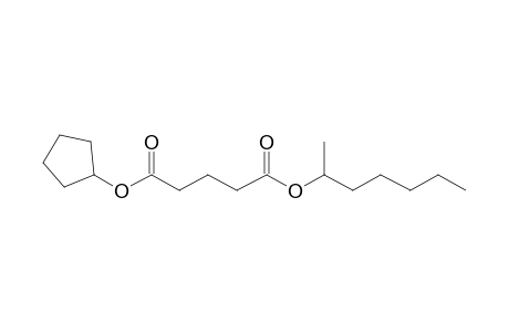 Glutaric acid, cyclopentyl hept-2-yl ester