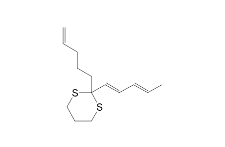 2-(4-Penten-1-yl)-2-(1,3-pentadienyl)-1,3-dithiane