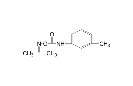 acetone, O-(m-tolylcarbamoyl)oxime