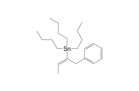 (E)-1-Phenyl-2-(tributylstannyl)but-2-ene