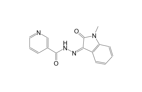 N'-[(3Z)-1-methyl-2-oxo-1,2-dihydro-3H-indol-3-ylidene]nicotinohydrazide