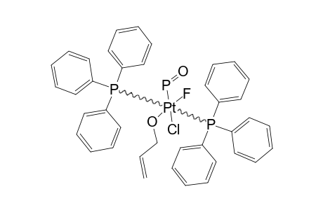 TRANS-(ALLYLOXYFLUOROPHOSPHONATO)-(CHLORO)-BIS-(TRIPHENYLPHOSPHINE)-PLATINE-(II)