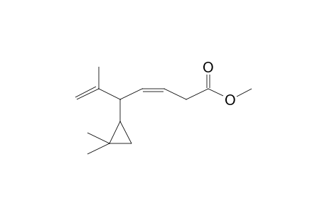 Methyl (3Z)-5-(2,2-dimethylcyclopropyl)-6-methyl-3,6-heptadienoate