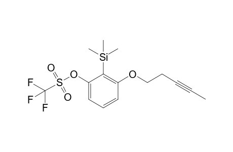 (3-pent-3-ynoxy-2-trimethylsilyl-phenyl) trifluoromethanesulfonate