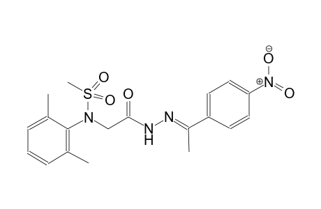 acetic acid, [(2,6-dimethylphenyl)(methylsulfonyl)amino]-, 2-[(E)-1-(4-nitrophenyl)ethylidene]hydrazide