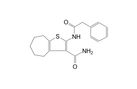 4H-cyclohepta[b]thiophene-3-carboxamide, 5,6,7,8-tetrahydro-2-[(phenylacetyl)amino]-