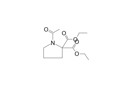 1-Acetyl-2,2-bis-(ethoxycarbonyl)-pyrrolidine