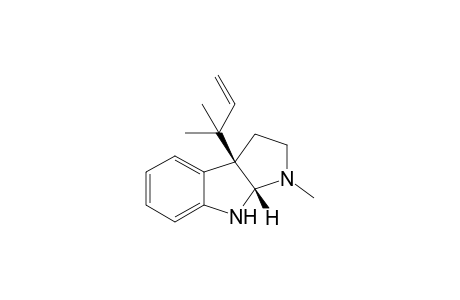 (3aS,8bR)-3-methyl-8b-(2-methylbut-3-en-2-yl)-1,2,3a,4-tetrahydropyrrolo[2,3-b]indole