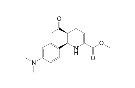 Methyl (5S,6R)-5-acetyl-1,4,5,6-tetrahydro-6-[4-(dimethylamino)phenyl]pyridine-2-carboxylate