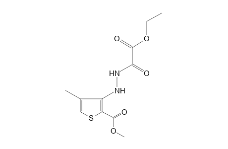 3-[2-(carboxycarbonyl)hydrazino]-4-methyl-2-thiophenecarboxylic acid, 3-ethyl 2-methyl ester