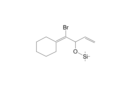 ((1-[Bromo(cyclohexylidene)methyl]-2-propenyl)oxy)(trimethyl)silane