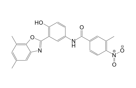 benzamide, N-[3-(5,7-dimethyl-2-benzoxazolyl)-4-hydroxyphenyl]-3-methyl-4-nitro-