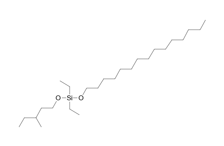 Silane, diethyl(3-methylpentyloxy)pentadecyloxy-