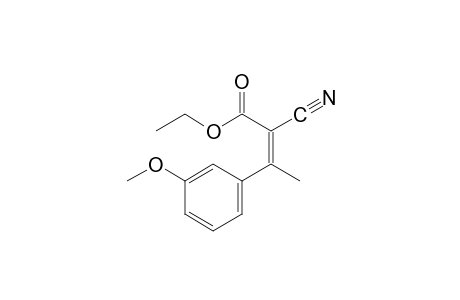 cis-alpha-Cyano-m-methoxy-beta-methylcinnamic acid, ethyl ester