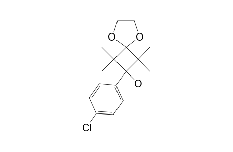 1-(4-CHLOROPHENYL)-1-HYDROXYL-2,2,4,4-TETRAMETHYL-5,8-DIOXASPIRO-[3.4]-OCTANE