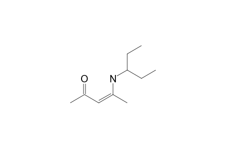 4-(Pentan-3-ylamino)pent-3-en-2-one